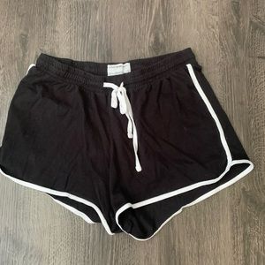 Casual black shorts
